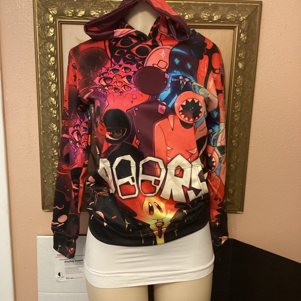 Anime The Door Psychological Graphic Hoodie Sweatshirt Size Small Unisex